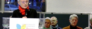 Martine Eap Dupin formule un véritable plaidoyer du FAIRE ENSEMBLE lors des voeux de la Communauté de communes des Terres d'Auxois ! 